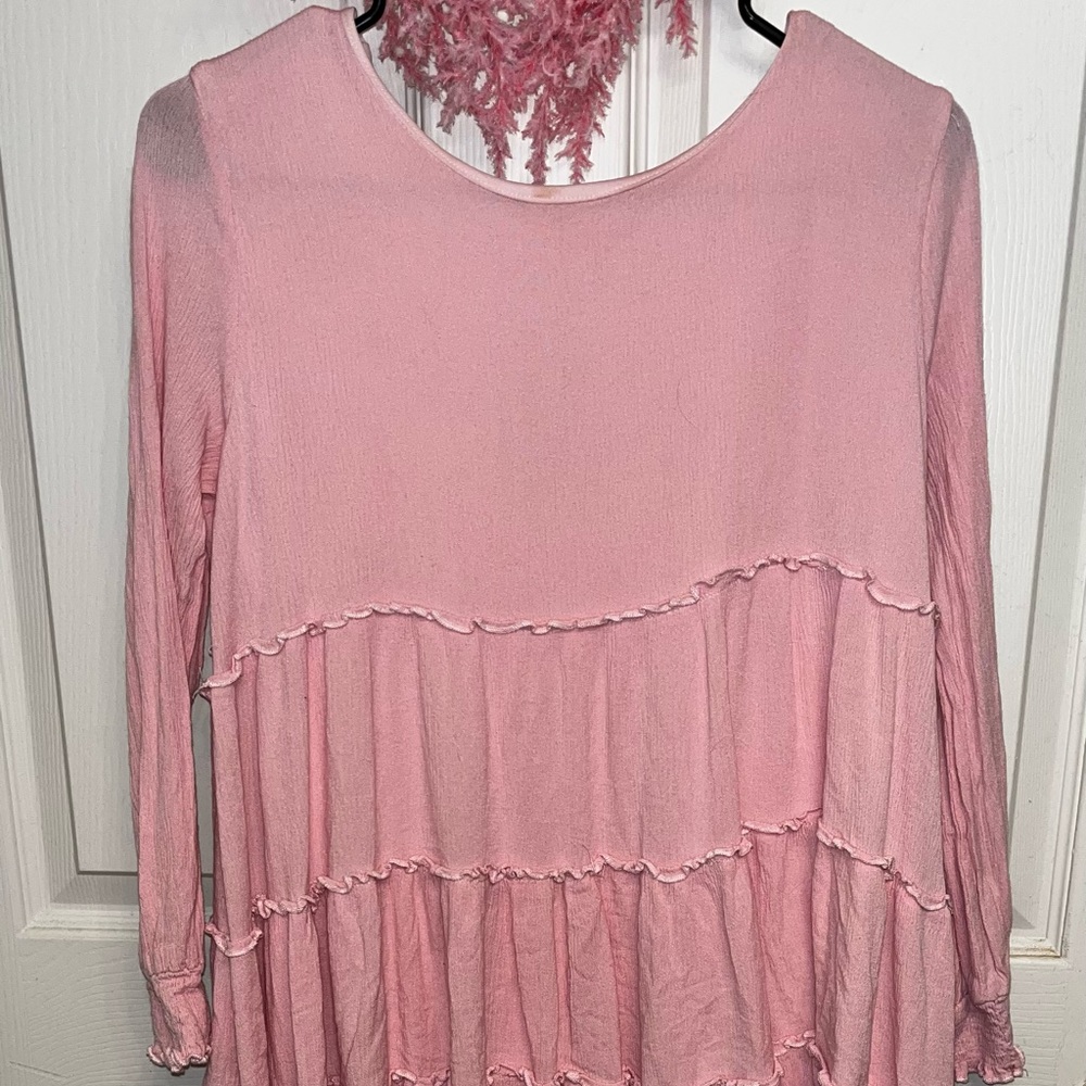 Pink blouse